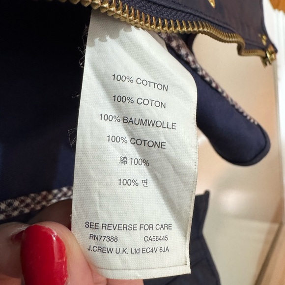 J. Crew Downtown Field Jacket Navy Small - Picture 4 of 4